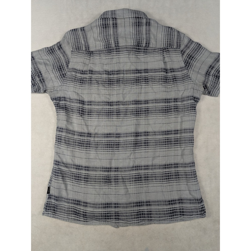 Kuhl Skorpio Linen Cotton‎ Plaid Short Sleeve Button-up Mens Shirt Size Small - Picture 3 of 6